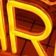Barney Artist Orange Neon Sign