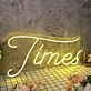Times Yellow Neon Sign