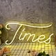 Times Yellow Neon Sign