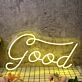 Good Yellow Neon Sign
