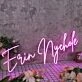 Erin Nychole Pink Neon Sign