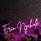 Erin Nychole Pink Neon Sign
