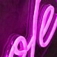Erin Nychole Pink Neon Sign