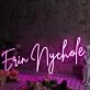 Erin Nychole Pink Neon Sign