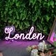 Londen Pink Neon Sign