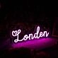 Londen Pink Neon Sign