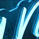 Kailyn Blue Neon Sign
