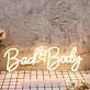 Back And Body Yellow Neon Sign
