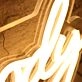 Back And Body Yellow Neon Sign
