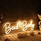 Back And Body Yellow Neon Sign