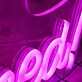 Honey I am Retired Pink Neon Sign