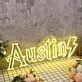 Austin Yellow Neon Sign