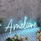 Amelione Blue Neon Sign