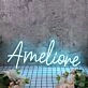 Amelione Blue Neon Sign