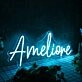 Amelione Blue Neon Sign