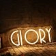 Glory Yellow Neon Sign