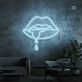 Biting Lip Neon Sign