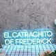 El Catrachito De Frederick Blue Neon Sign