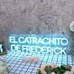 El Catrachito De Frederick Blue Neon Sign