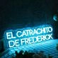 El Catrachito De Frederick Blue Neon Sign