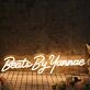Beats By Yannae Yellow Neon Sign