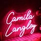 Camila Langley Red Neon Sign