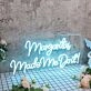Margaritas Made Me Do It Blue Neon Sign