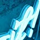 Margaritas Made Me Do It Blue Neon Sign