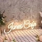 Jones Cafe Yellow Neon Sign