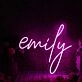 Emily Pink Neon Sign