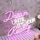 Dream Until It Is Your Reality Custom Neon Sign