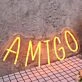 Amigo Orange Neon Sign