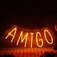 Amigo Orange Neon Sign