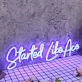 Started Like Ace Blue Neon Sign