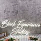 Black Experience Studios White Neon Sign