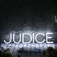 Judice White Neon Sign