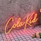 Cola Kid Red Neon Sign