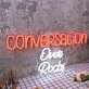 Conversation Over Rocks Custom Neon Sign