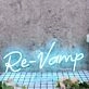 Re-Vamp Blue Neon Sign