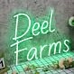 Deel Farms Green Neon Sign
