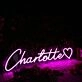 Charlotte Purple Neon Sign