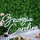 Georgia Caroline White Neon Sign