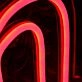 Dish Orange Custom Neon Sign