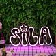 Sila Purple Neon Sign