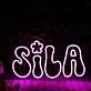 Sila Purple Neon Sign