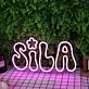 Sila Purple Neon Sign