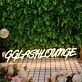GG Lash Lounge Yellow Neon Sign