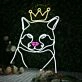 Cat Wearing A Crown Custom Neon Sign