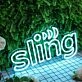 Sling Blue Neon Sign