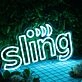 Sling Blue Neon Sign